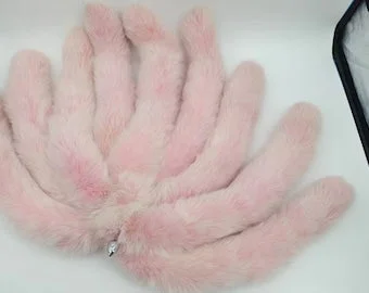 pornhint Pornhint Nine tails Fox Tail Cosplay Anime Sexy Cute Animal Furry Mature Fox Tail Butt Plug Real Fox Tail White