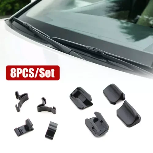 Dronehint 8pcs Car Wiper Blade Parts Cover Card Caps Clamp Clips Car Universal Accessories (For: Land Rover) Parts