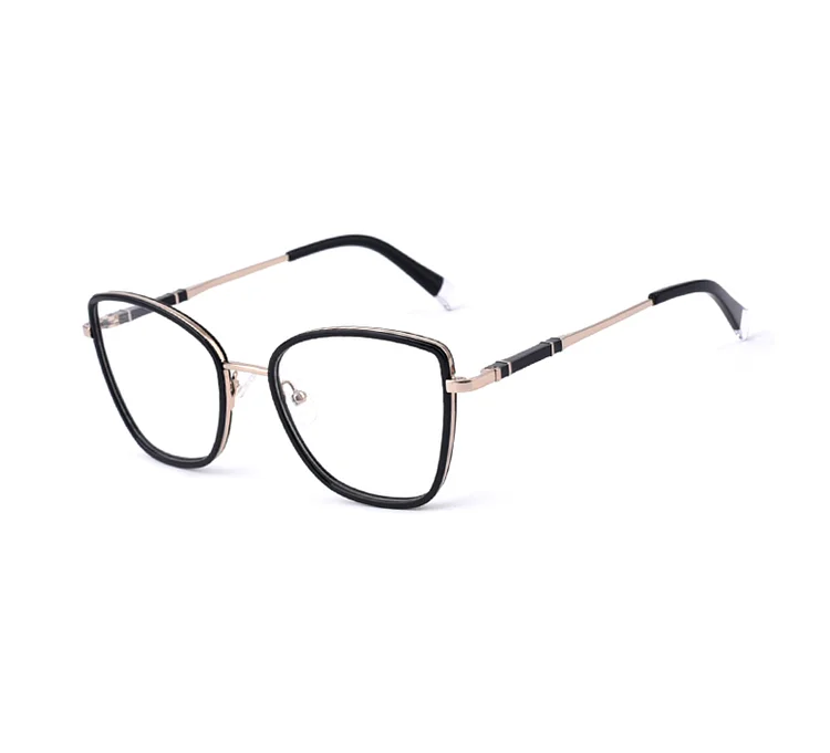 BMG1177 Lentes cellulose Acetate sheet Metal Optical Glasses Eyeglasses Luxury Men 