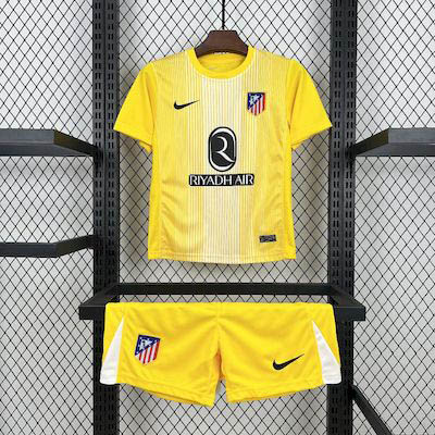 2025-2026 KIDS Atletico Madrid Goalkeeper Football Shirt 1:1 Thai Quality- Maxi Kits