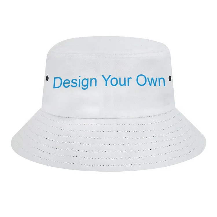 Personalized Three-Sided Bucket Hat Sun Hat