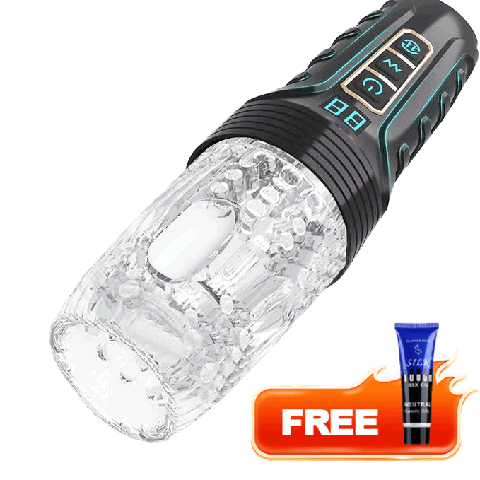 GAWK GAWK 7000 Upgraded Dual-motor Oral Sex Penis Stroker By Rose Toy