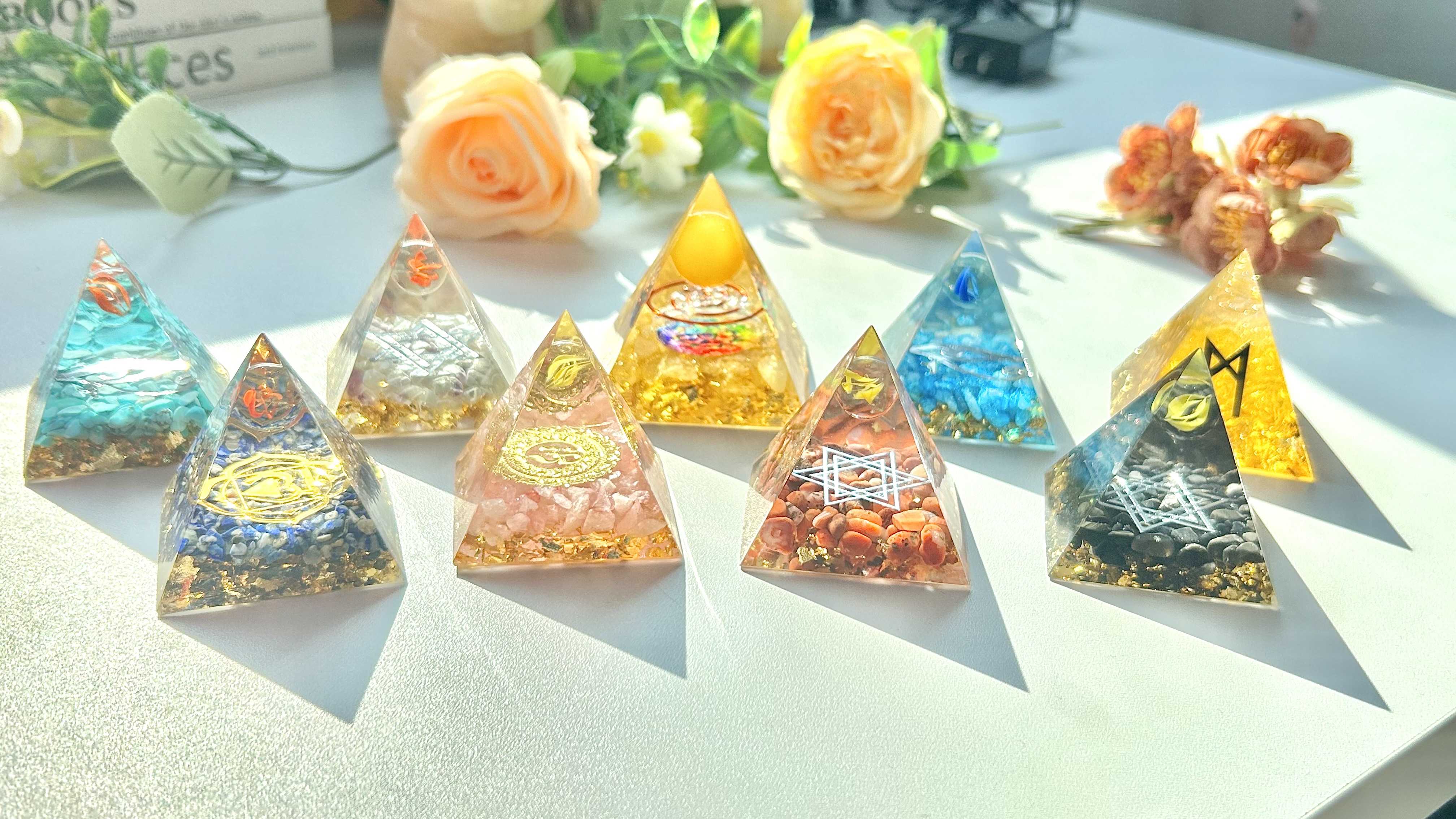 Pyramid Series Crystals and Jewelry for sale-Helmsman Crystal