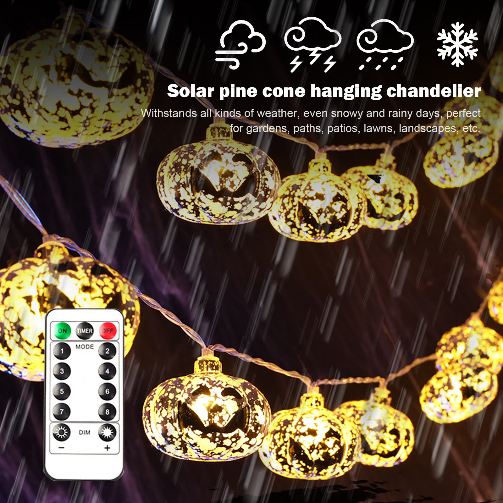 Halloween Pumpkin String Light Decorations LED Jack O Lantern Gold-Plated, 501 Original
Halloween Pumpkin String Light Decorations LED Jack O Lantern Gold-Plated, 501 Original