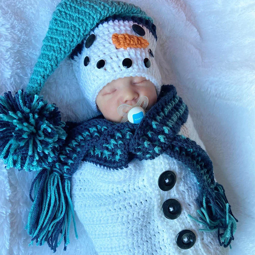 [Special Christmas] 20" Super Lovely Lifelike Handmade Silicone Vinyl Body Reborn Newborn Baby Boy Named Jacob For Kids -Creativegiftss® - [product_tag] RSAJ-Creativegiftss®