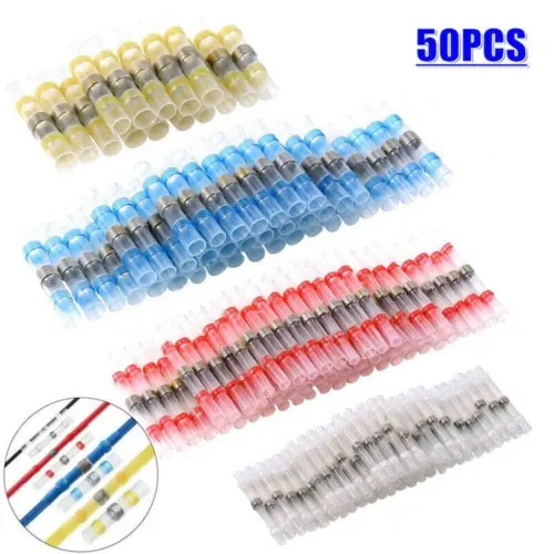 Dronehint Car Parts Solder Seal Sleeve Heat Shrink Waterproof Butt Wire Connector Terminal (For: BYD) Parts