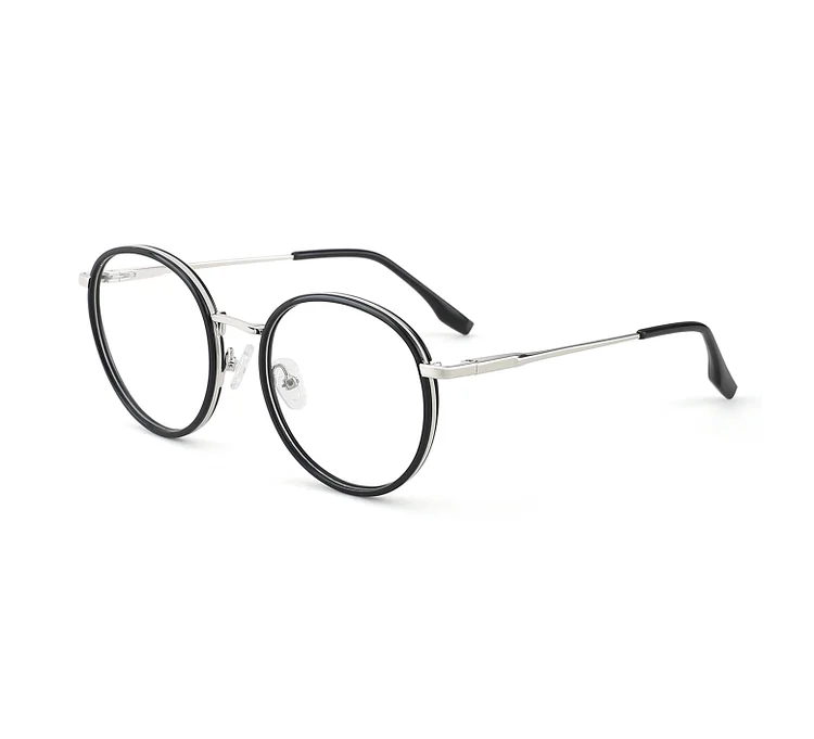 35033 Hot sale factory price wholesale manufacturers acetate with metal decoration eyeglasses optical glasses frames