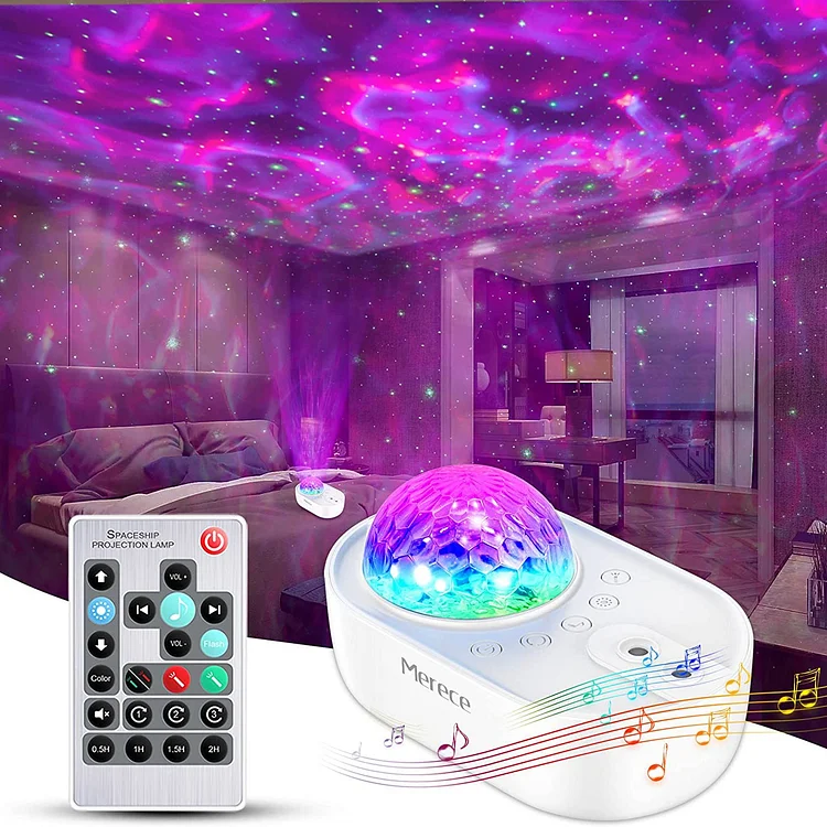 3-in-1 Galaxy Night Light Projector with Remote Control