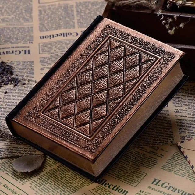 Dark Academia Leather Cover Vintage Diary SP16656
