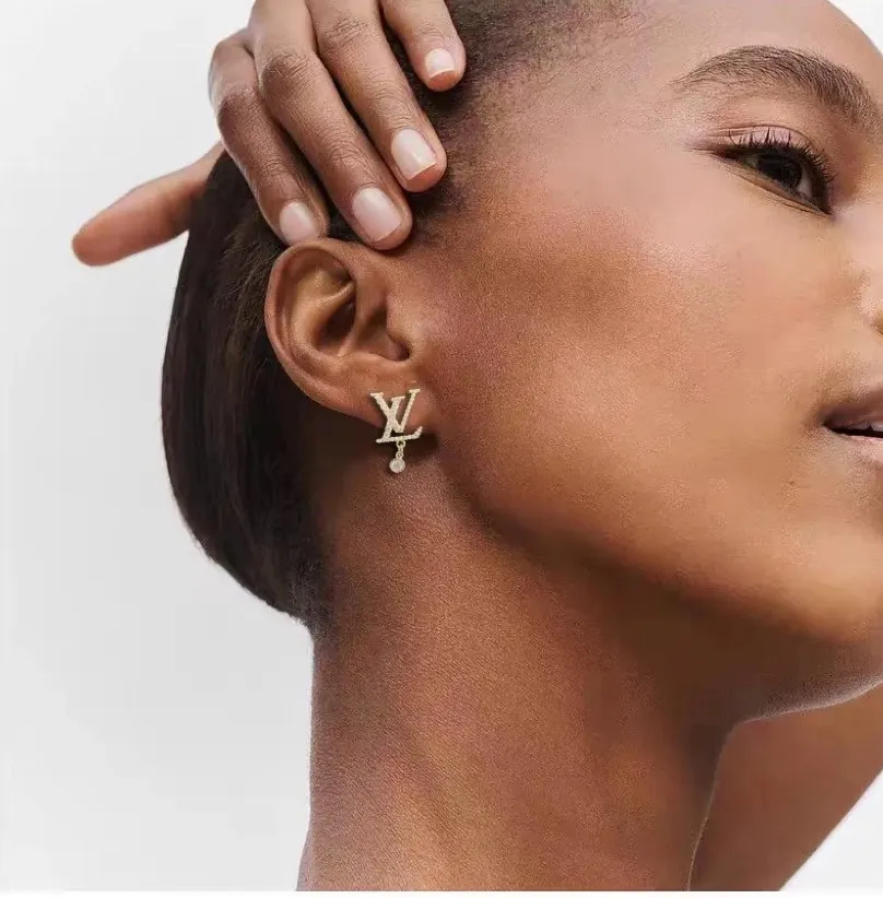 Louis Vuitton Diamond Dangle Earrings