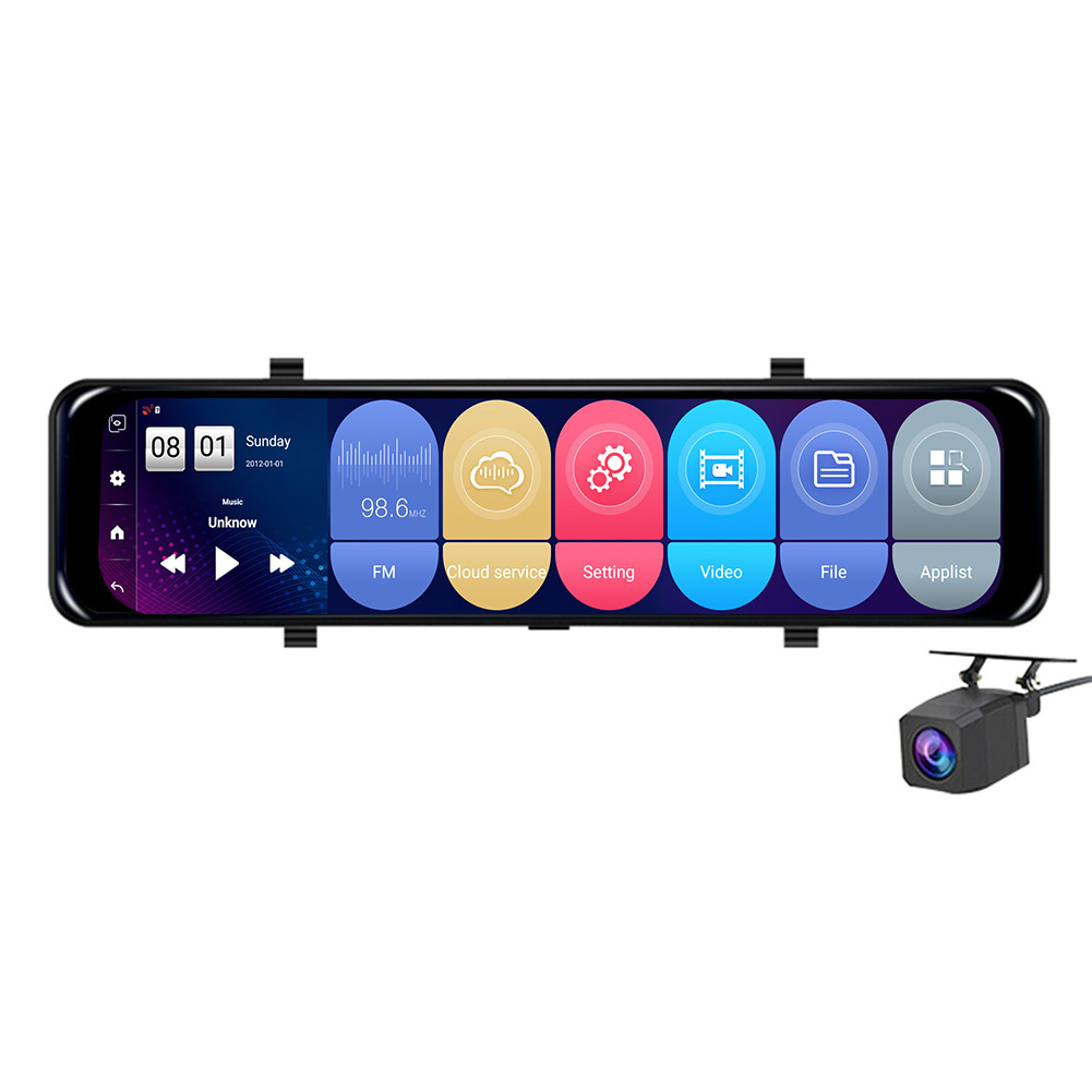 12 inch Mirror Dashcam 4G Android 8.1 4GB 32GB GPS Car DVR+Rear View Camera, 501 Original
12 inch Mirror Dashcam 4G Android 8.1 4GB 32GB GPS Car DVR+Rear View Camera, 501 Original