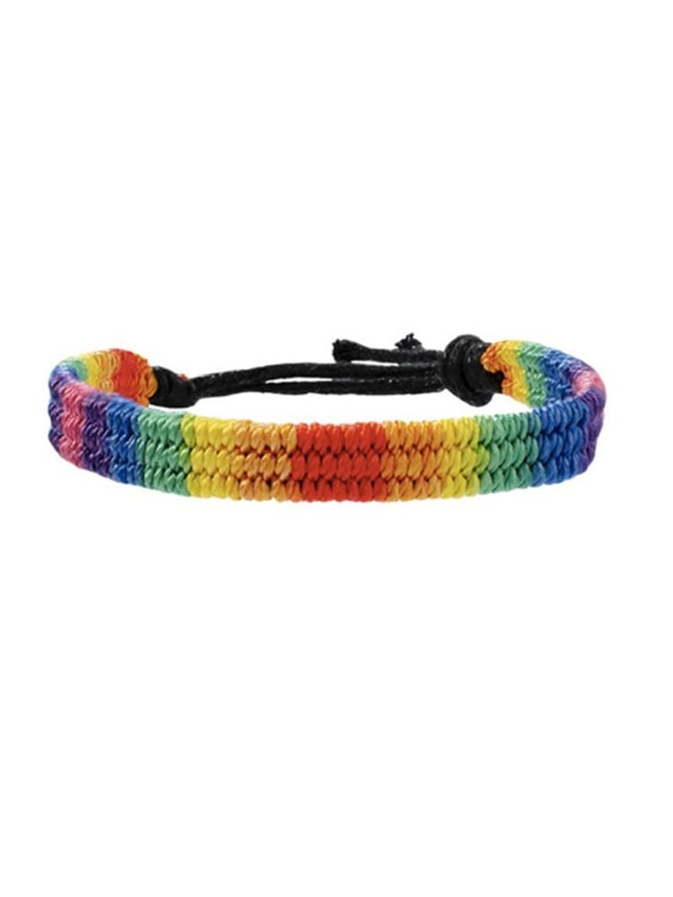 Pride Rainbow Handwoven Bracelet