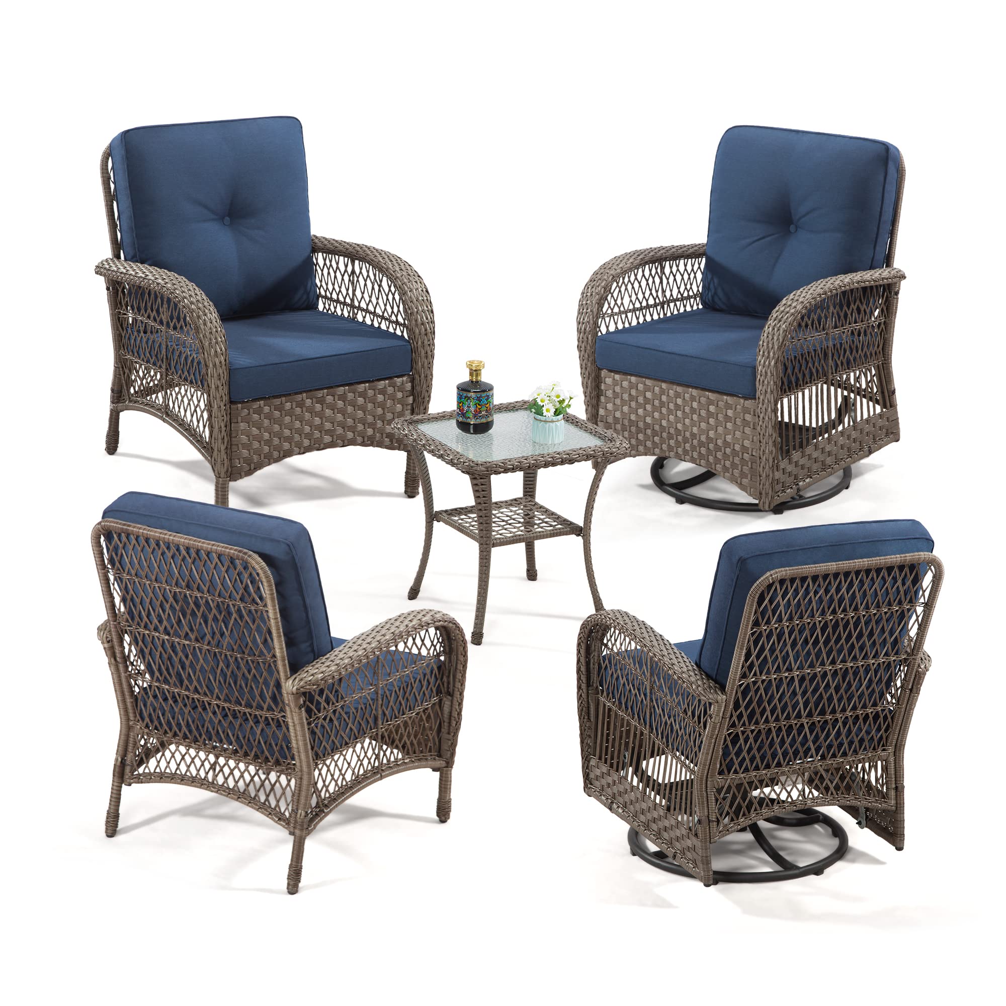 Best Black Wicker Patio Furniture From JOYSIDE