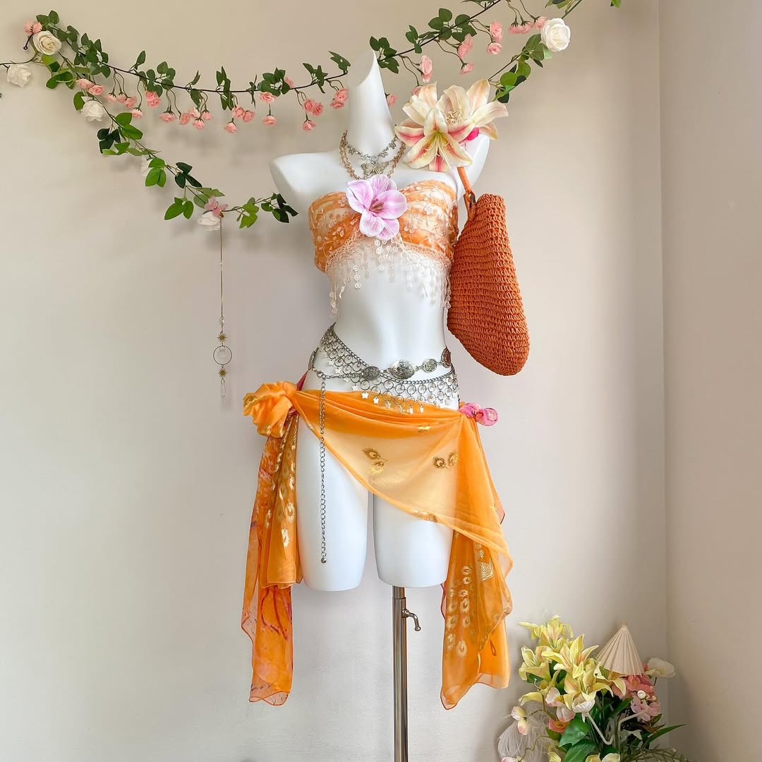 Boho Beach Bikini Set