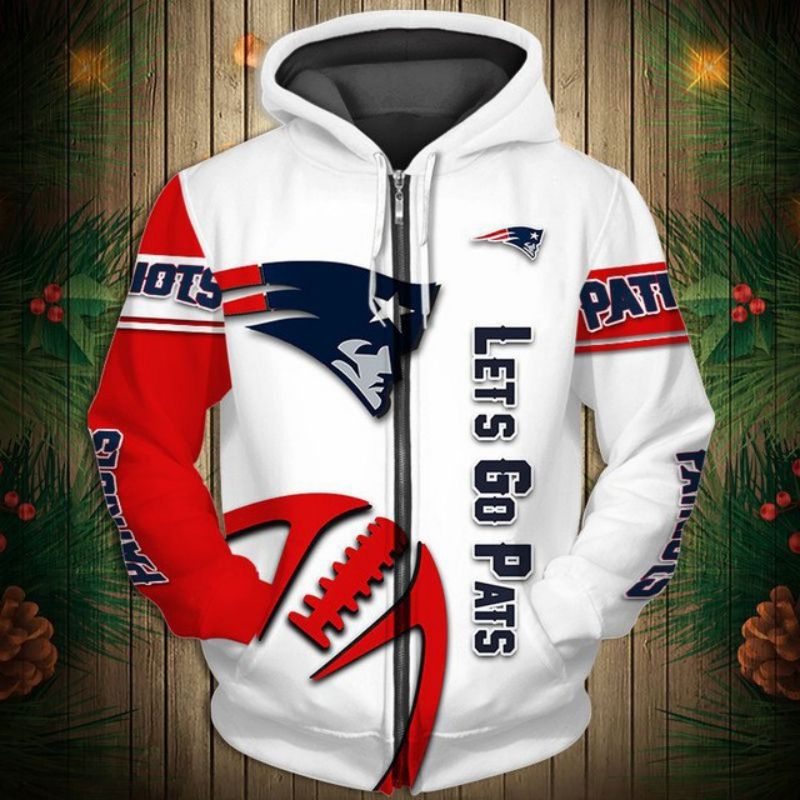 New England Patriots NFL Camo Team 3D Printed Hoodie/Zipper Hoodie