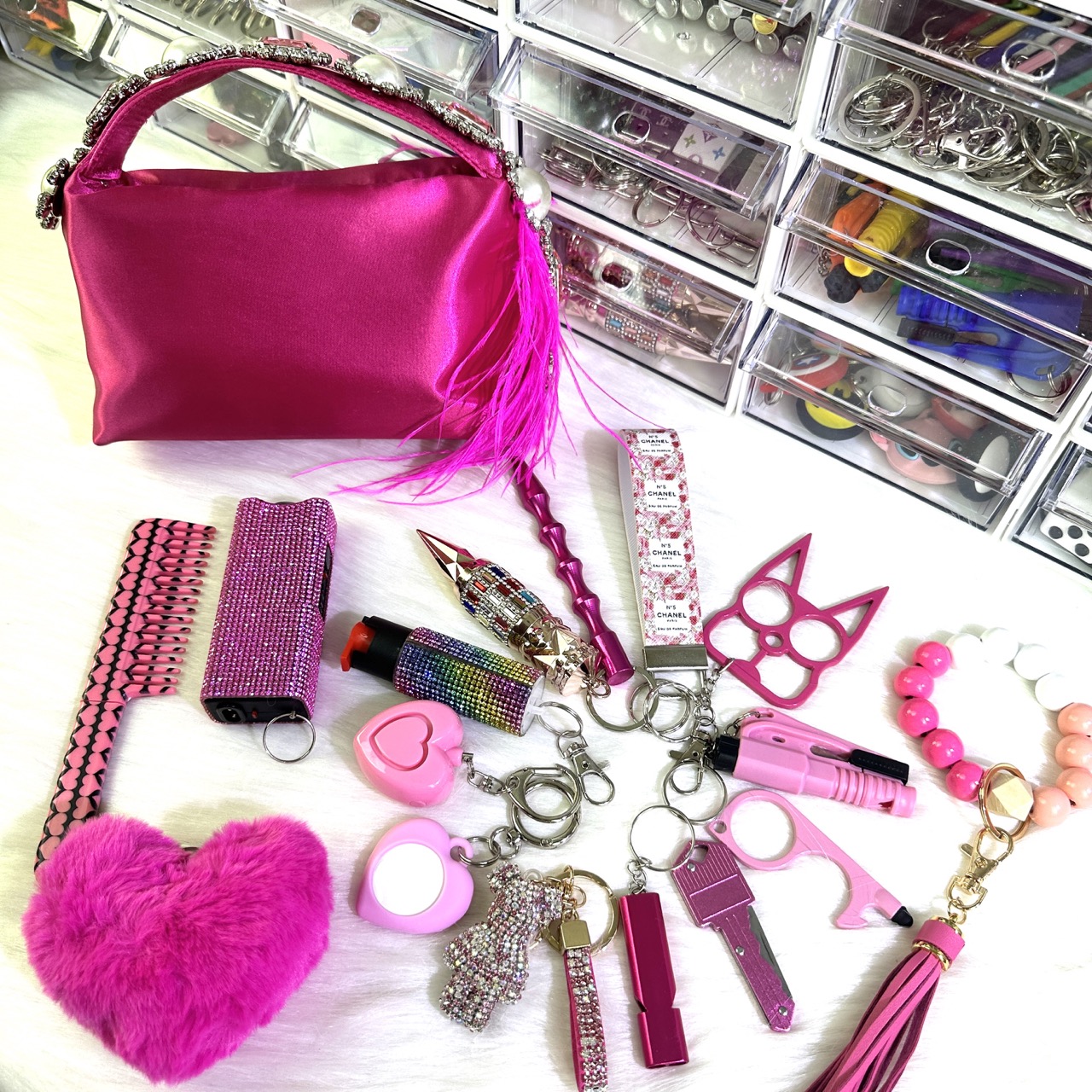 Bags Self Defense Keychain Set