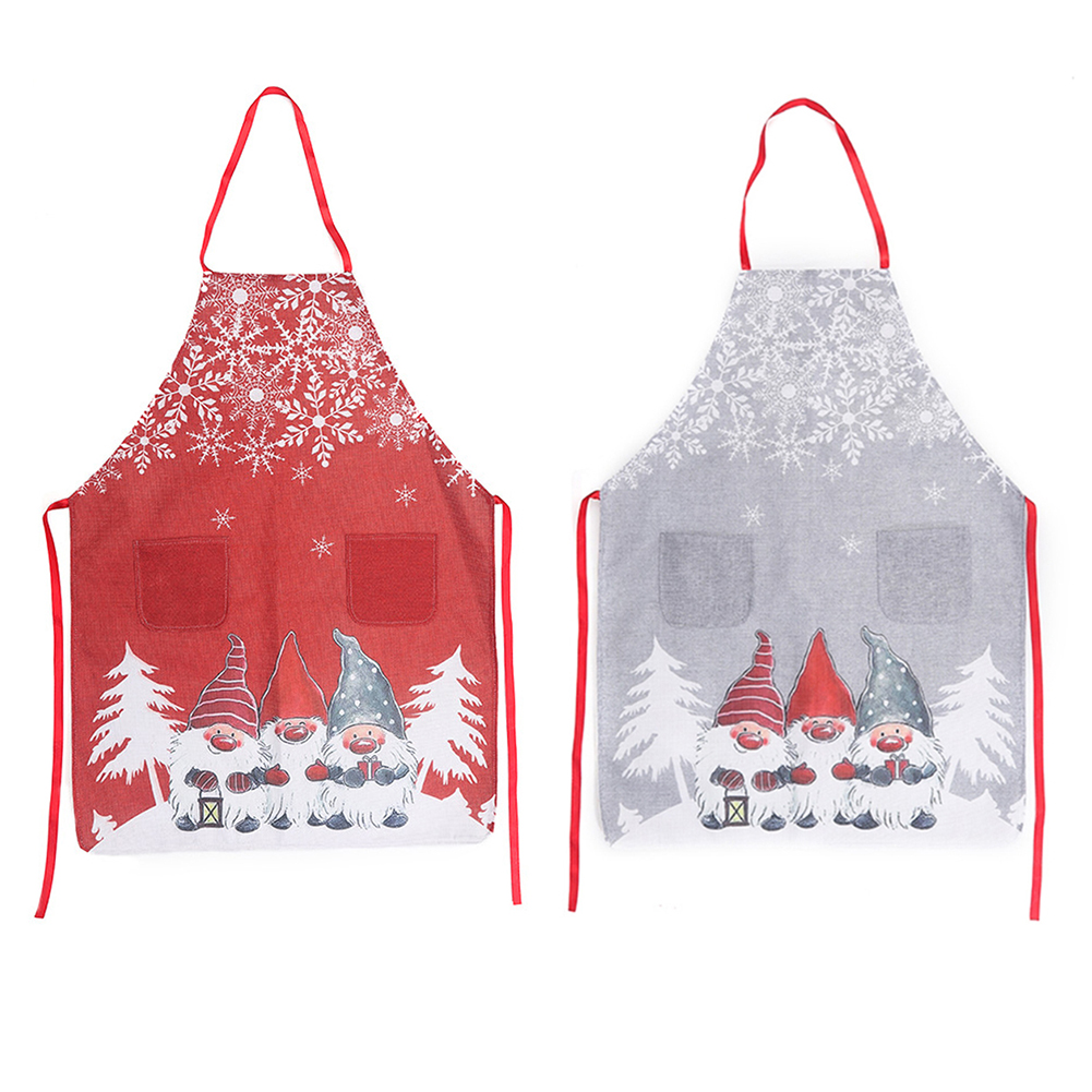 Kitchen Faceless Gnome Linen Apron Oil-Proof Christmas Hanging Neck Apron, Red, 501 Original
Kitchen Faceless Gnome Linen Apron Oil-Proof Christmas Hanging Neck Apron, Red, 501 Original