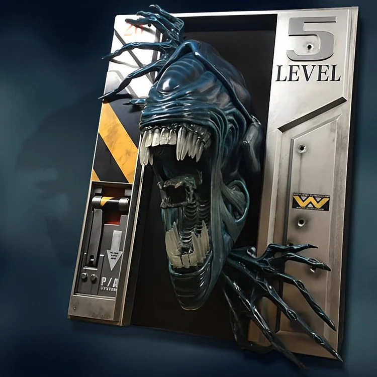 👽Exclusive Alien Collectibles Wall Sculpture