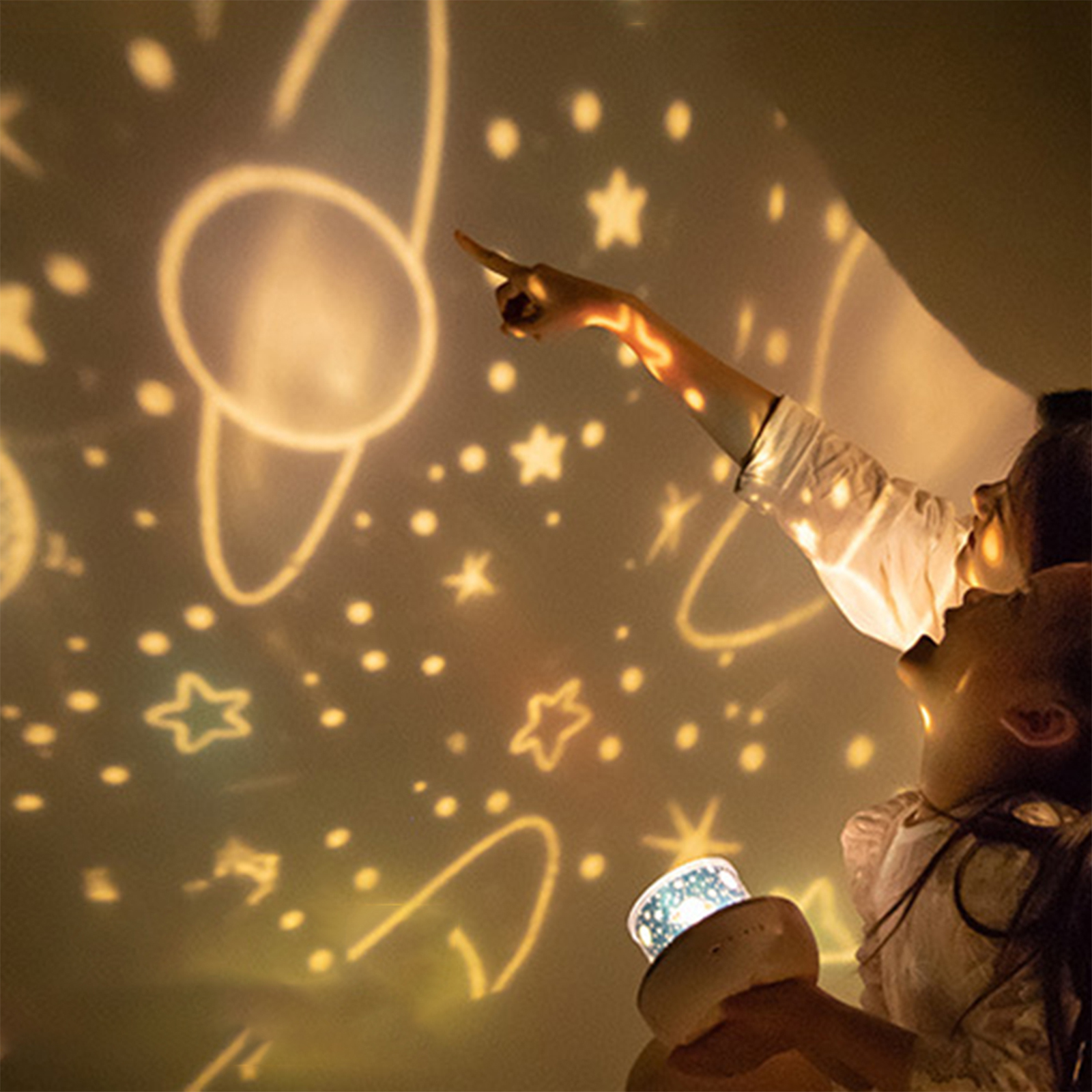 Projector Night Light with 10 Films for Kids Bedroom Star Sky Romantic Lamp, 501 Original
Projector Night Light with 10 Films for Kids Bedroom Star Sky Romantic Lamp, 501 Original