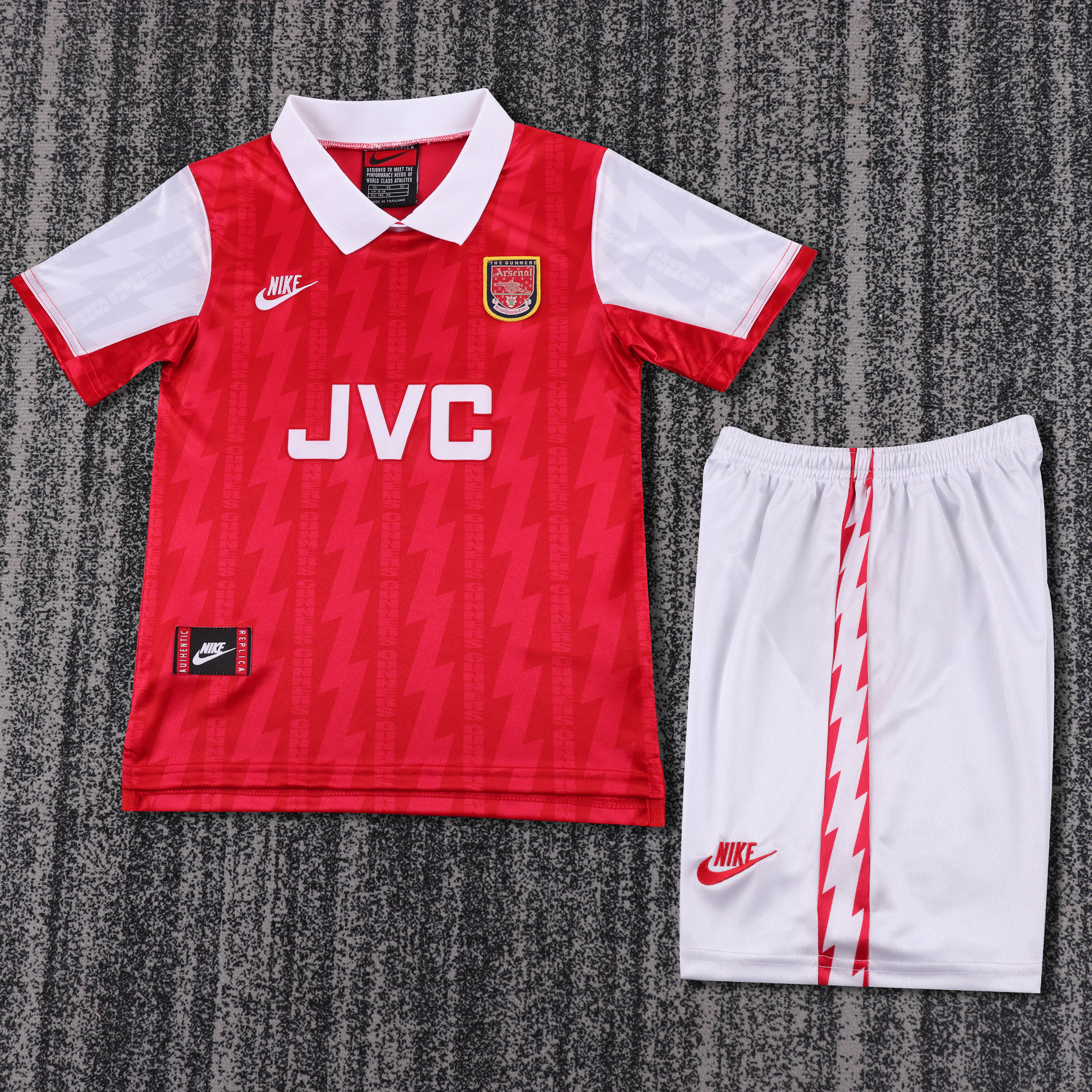 1994-1996 Retro Arsenal Home Football Shirt 1:1 Thai Quality Kids Size jersey|football shirt|football kit