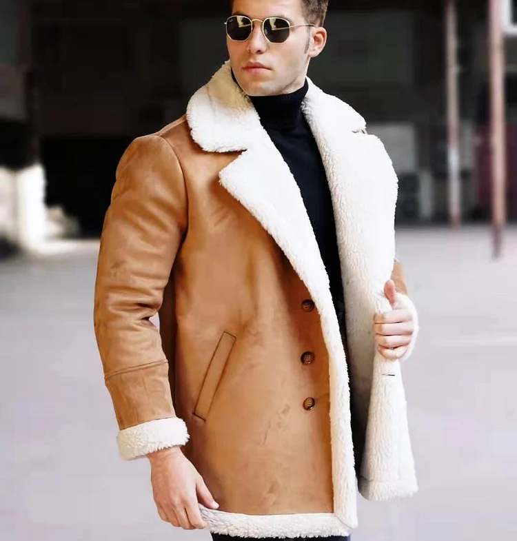 Coat Thick Mid-Length Jacket VangoghDress