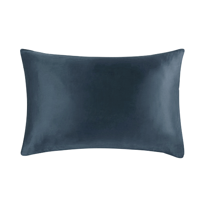 25 Momme Both Sides In Mulberry Silk Pillowcase Blue
