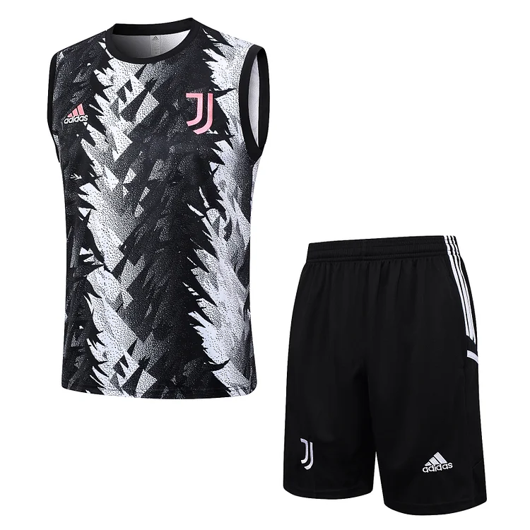 23-24 season Juventus black training vest set