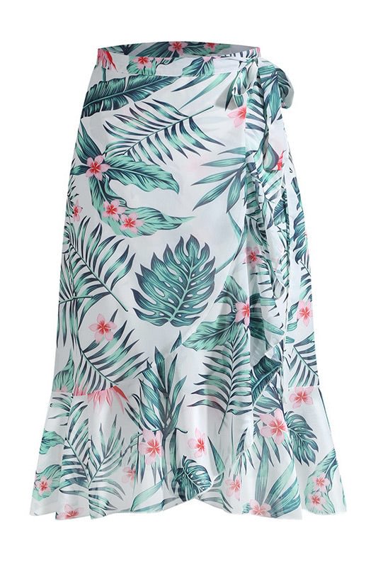 Summer Floral Chiffon Skirt - BlackFridayBuys