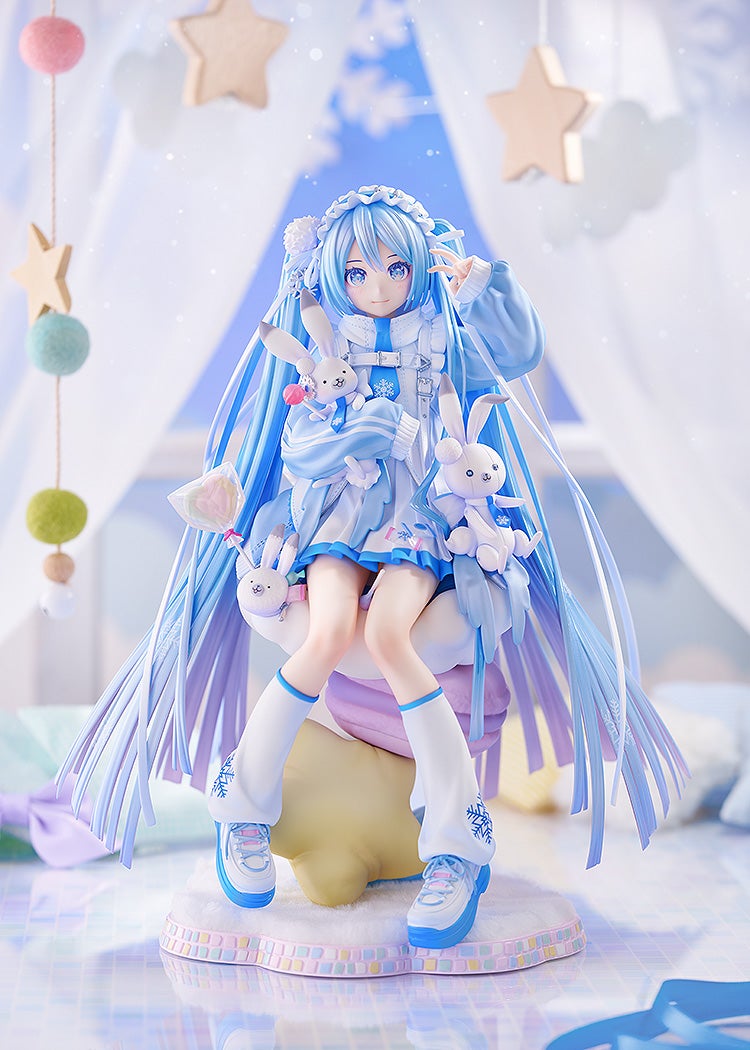 GSC - Character Vocal Series 01 Hatsune Miku Snow Miku: Yukiiro Pop Ver. 1/7 Complete Figure (Licensed)-