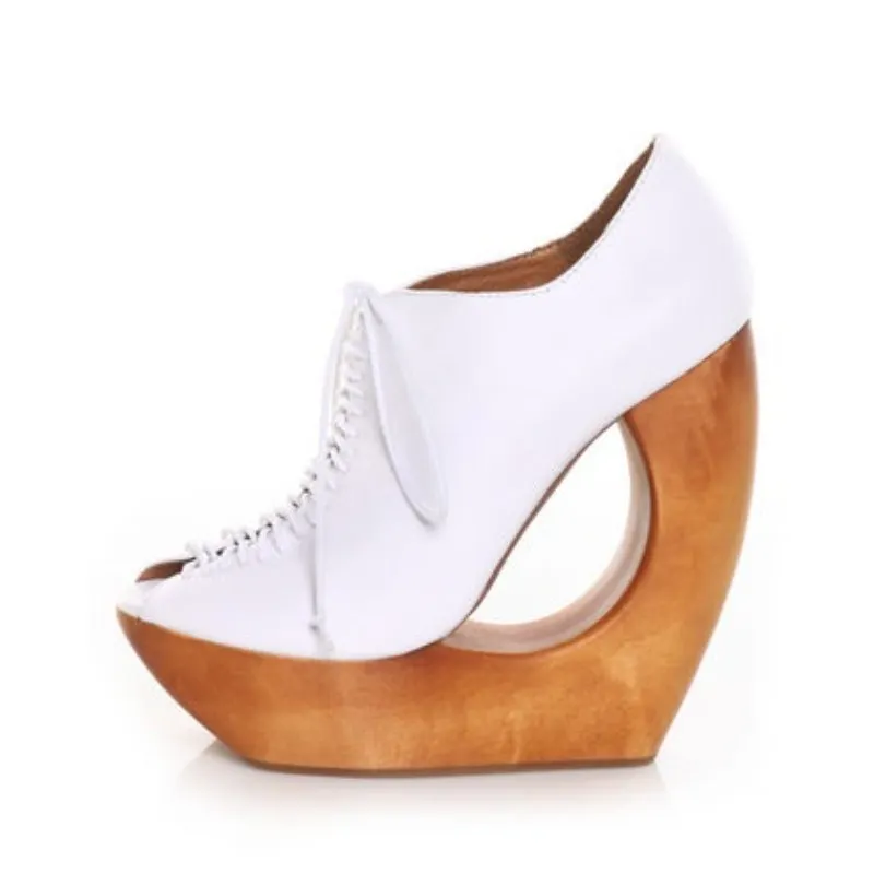 Gooshoes Open Toe Wedge Heels Sandals