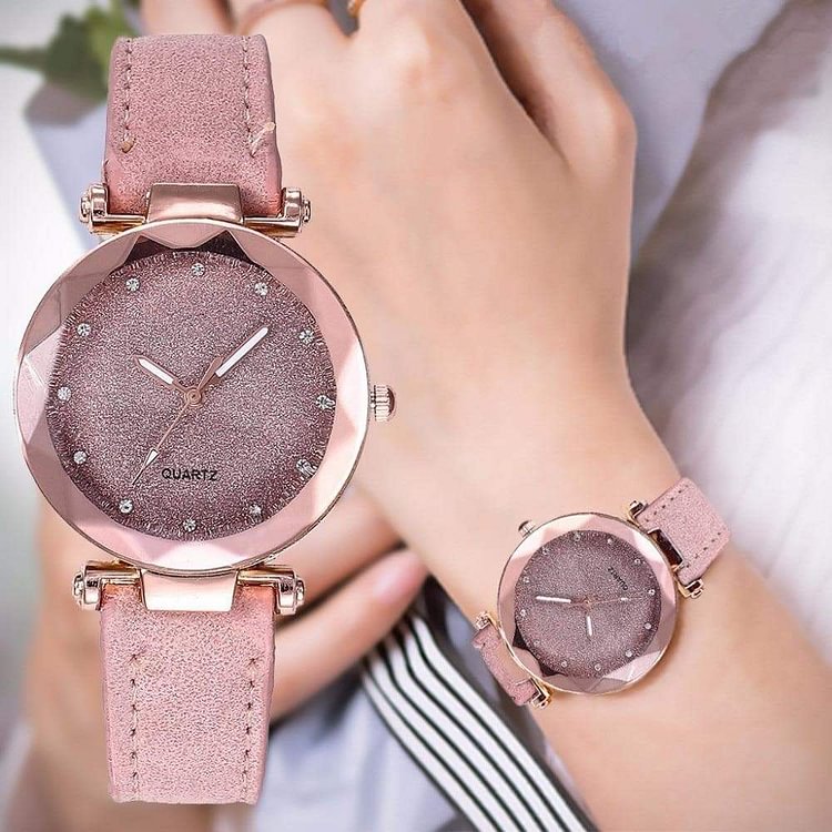 8 Colors Romantic Starry Sky Wrist Watch SP16140