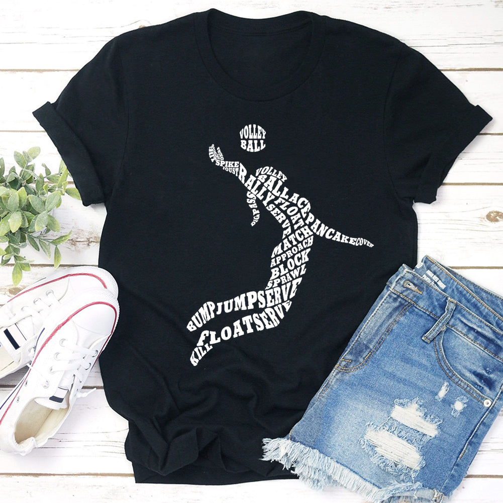 Women  Volleyball  T-shirt Tee -03764-Guru-buzz