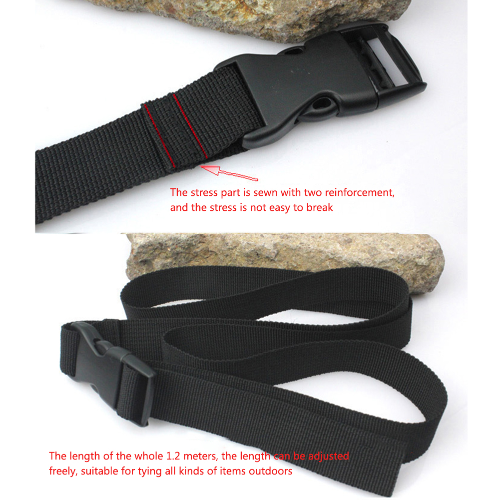 Outdoor Travel Tent Backpack Wear-resistant Nylon Tape Rope Fixing Belts, 2pcs, 501 Original
Outdoor Travel Tent Backpack Wear-resistant Nylon Tape Rope Fixing Belts, 2pcs, 501 Original