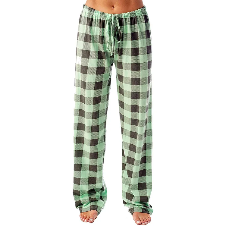 Buffalo Green Plaid Pajama Pants for Women