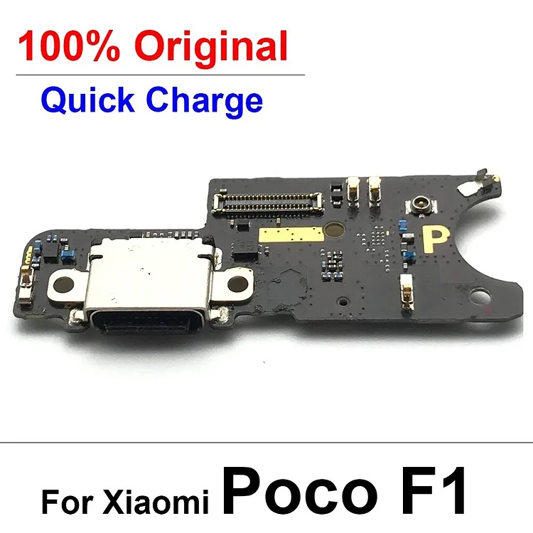 Original For Xiaomi Poco F1 F2 F3 F4 M3 M4 M5s X3 X4 Pro GT 4G 5G USB Charging Port Microphone Dock Connector Board Flex Cable