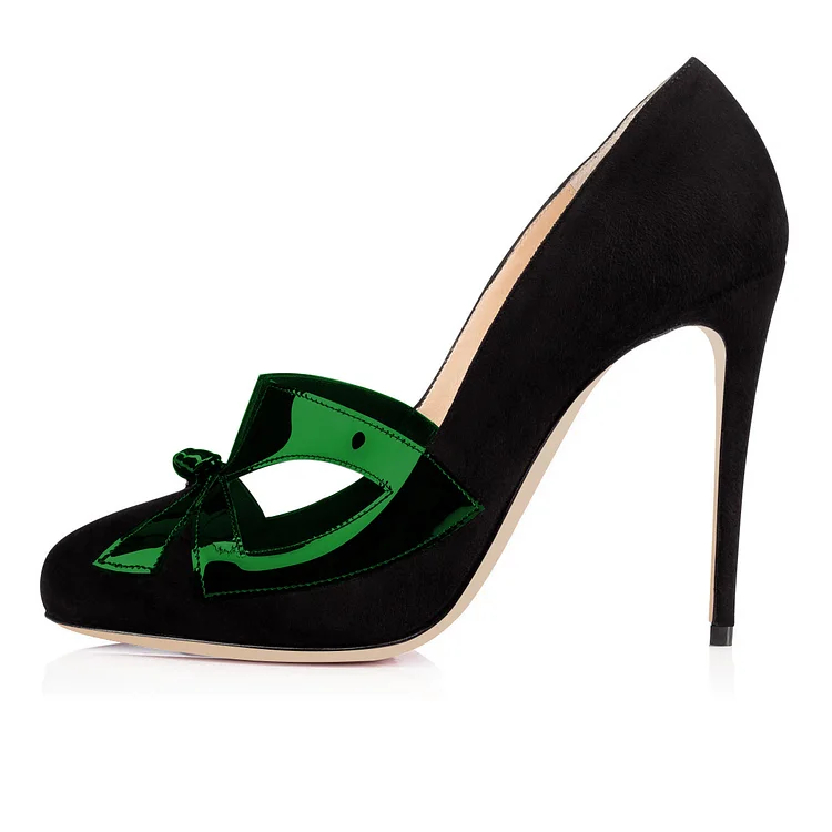 Green Mask Evening Pumps Vdcoo