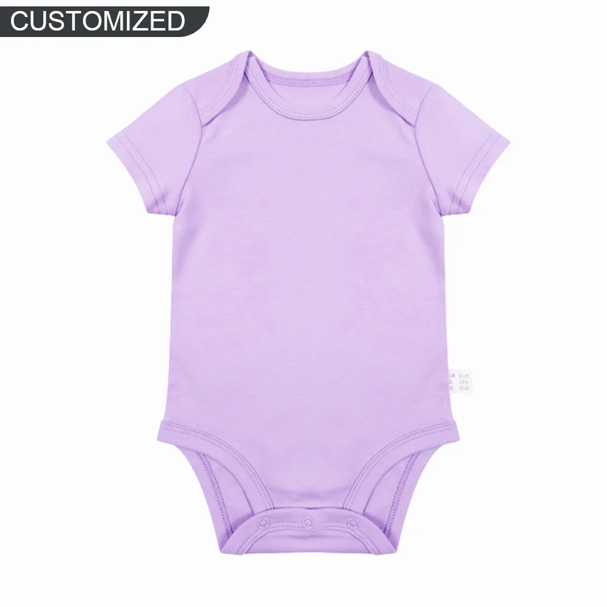 【0M-24M】Customized Butterfly&Flower Letter Baby Bodysuit