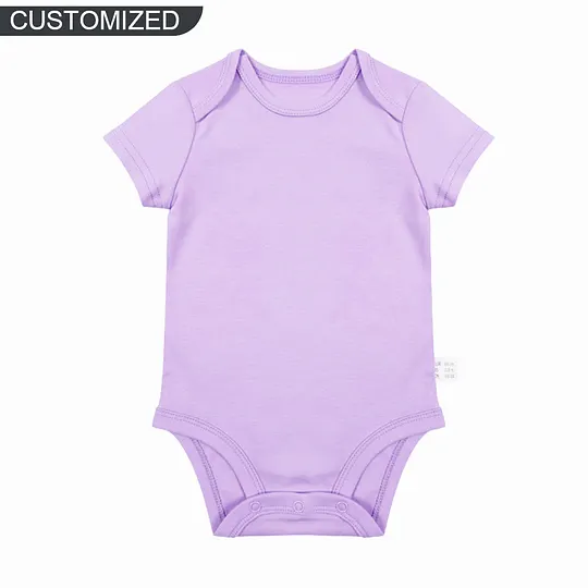 【0M-24M】Customized Butterfly&Flower Letter Baby Bodysuit