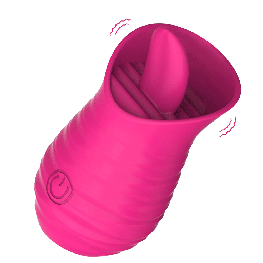 Tina Tongue Licking Stimulation Massager - Rose Toy