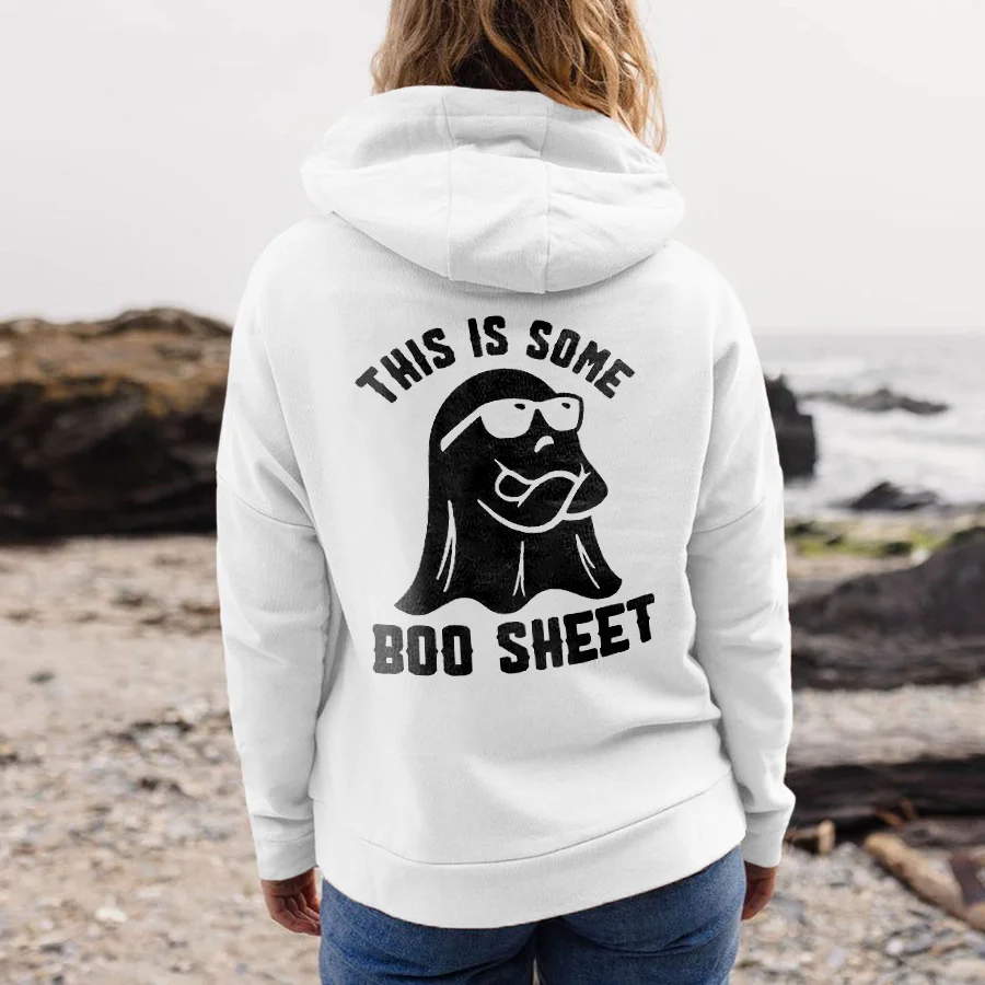This Is Some Boo Sheet Printed Women's Hoodie