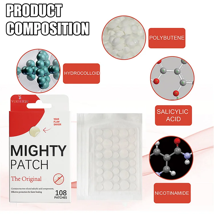 Mild exfoliating acne patch