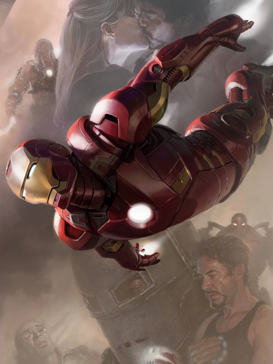 Marvel Iron Man - AB Customized Diamond Painting