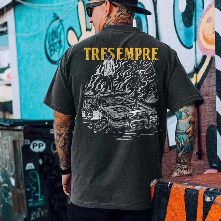 Tres Empre Printed Men's T-shirt - Devcarry
