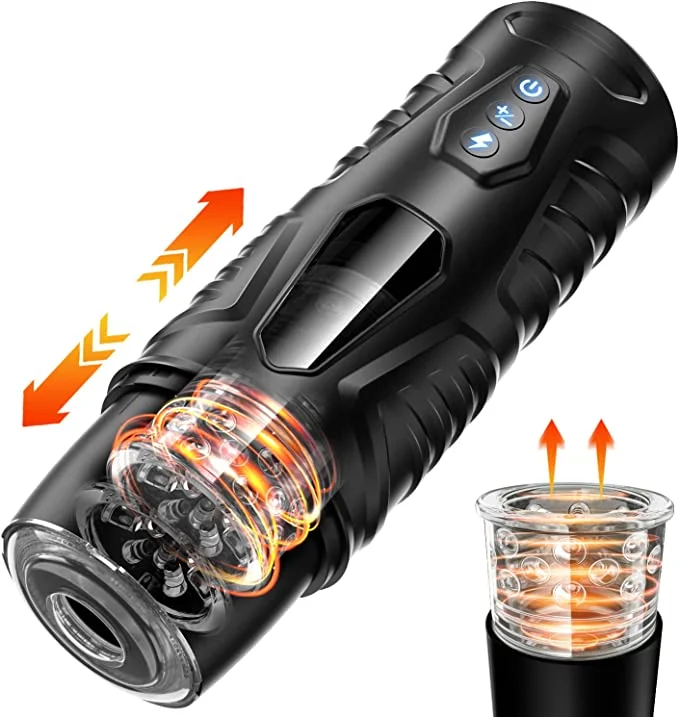 Matthew - Automatic 7 Thrusting Rotation Modes 3D Realistic Textured Electric Pocket Pussy Male Masturbator Cup