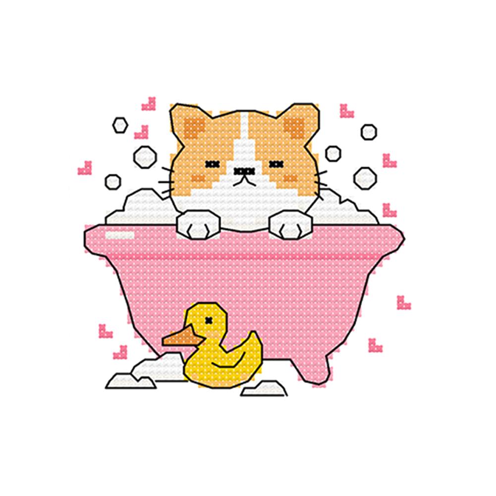 Bath Dog - 11CT Stamped Cross Stitch - 25*20CM, 501 Original
Bath Dog - 11CT Stamped Cross Stitch - 25*20CM, 501 Original