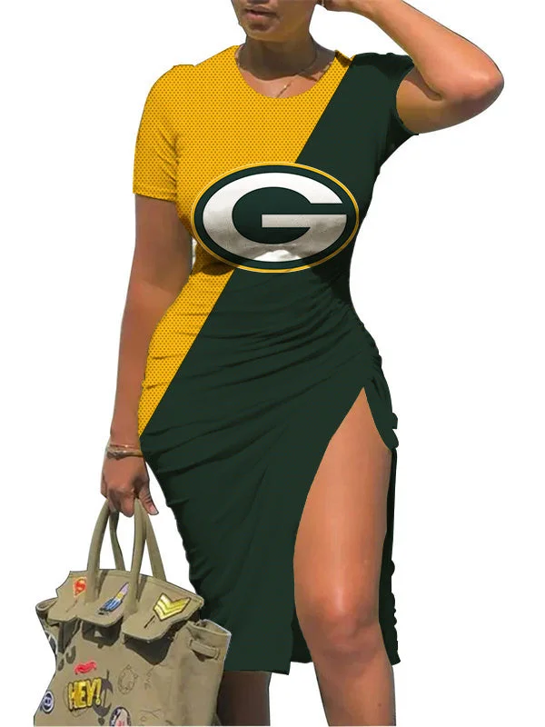 Green Bay Packers
Women's Slit Bodycon Dress