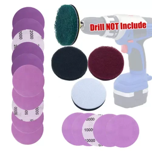 Dronehint 22pcs/Set Car Headlight Lens Restoration Repair Parts Polishing Cleaning Tools (For: GMC) Parts