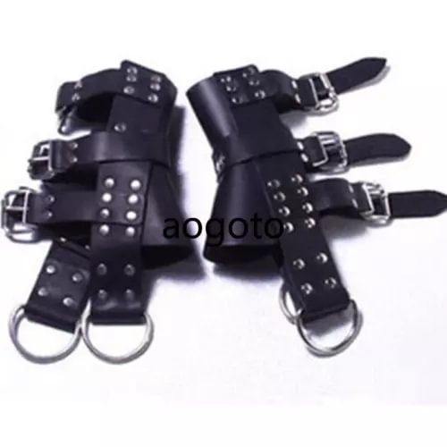pornhint Pornhint Leather Harness Suspension Leg binding Hang Restraints Belt Games Slaves Couples Libido
