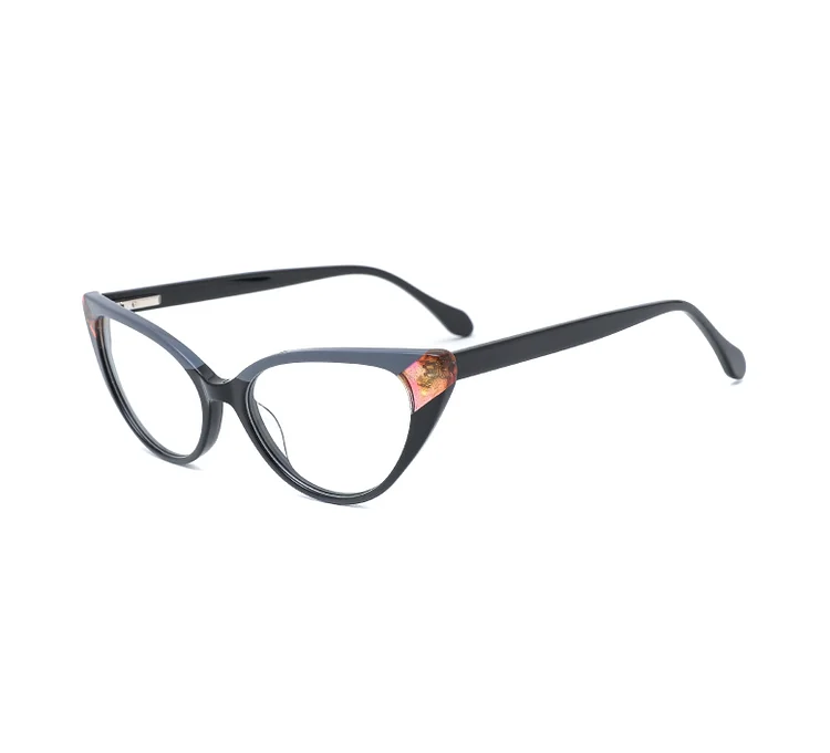 2023 Wholesale trendy eyewear cat eye wear frame Women luxury spectacles eye glasses