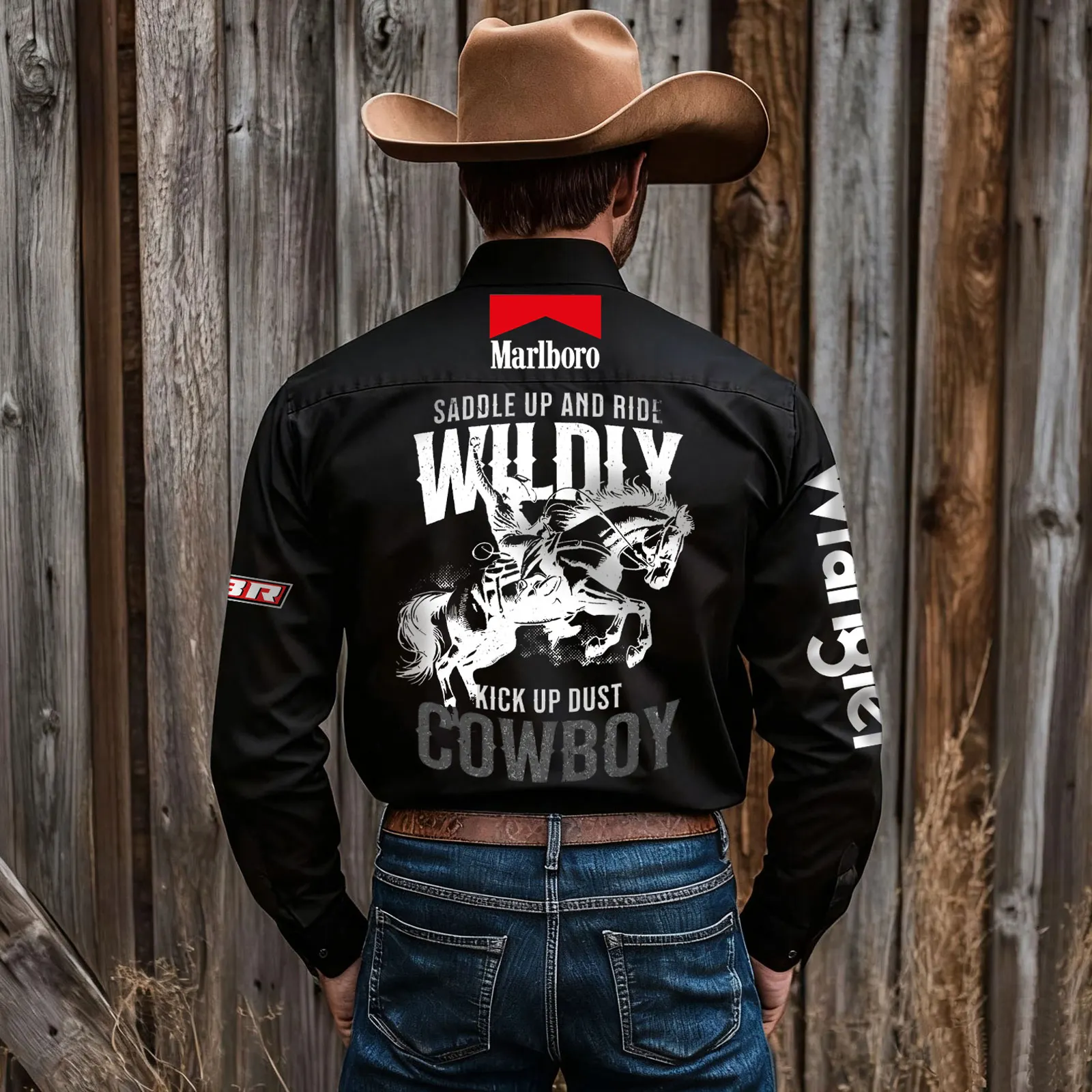Men's Western Cowboy Shirt - Suitable For Rodeo And Casual Wear